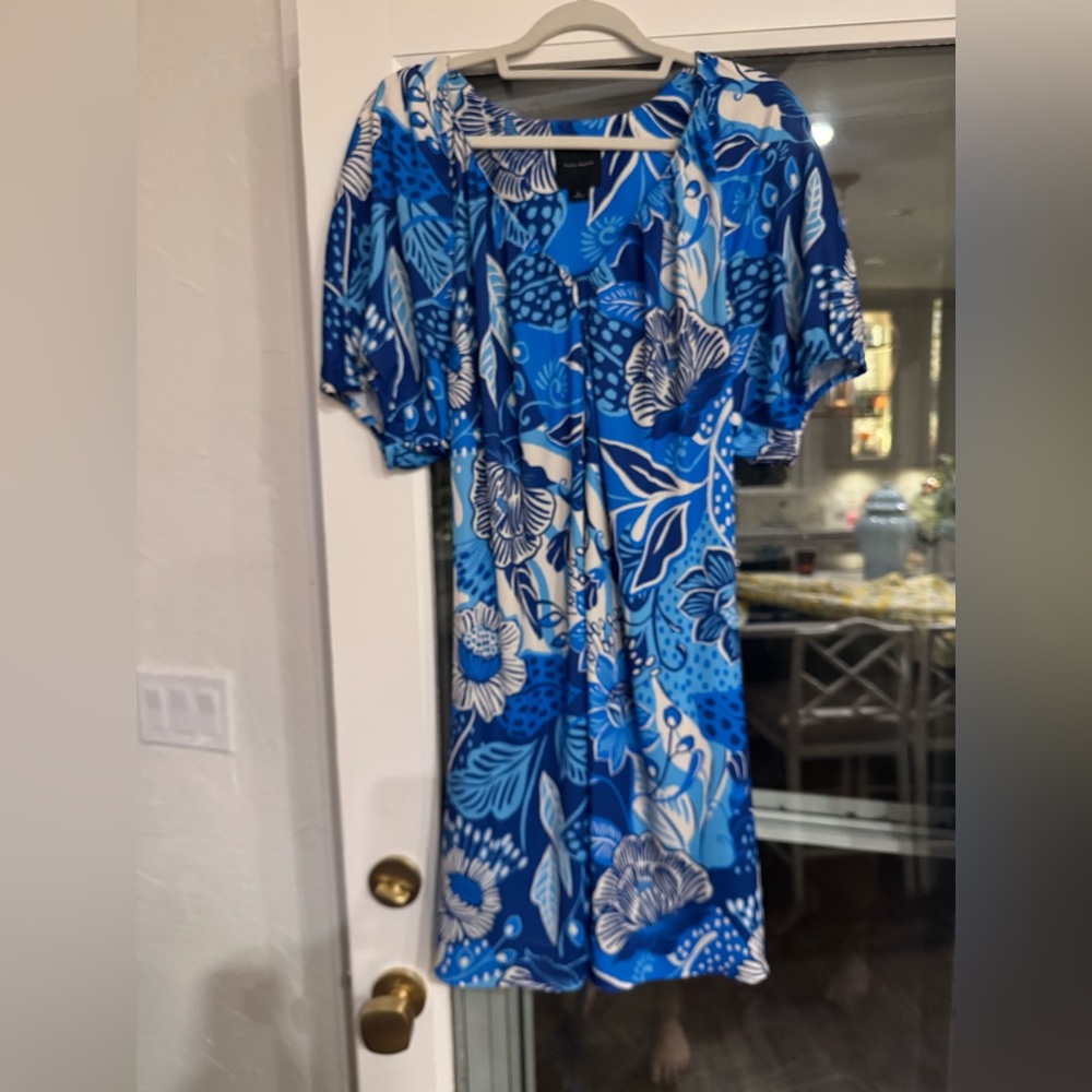 Alex Marie Blue Floral Dress